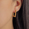 DESIGNED SQUIRE GOLD EARRING
