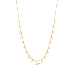 DROPPING STARS GOLD NECKLACE