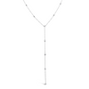 LONG DROPPING CHAIN DIAMOND NECKLACE