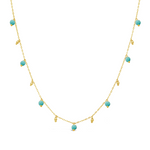 MIX OF BEADED PEARLS GOLD NECKLACE