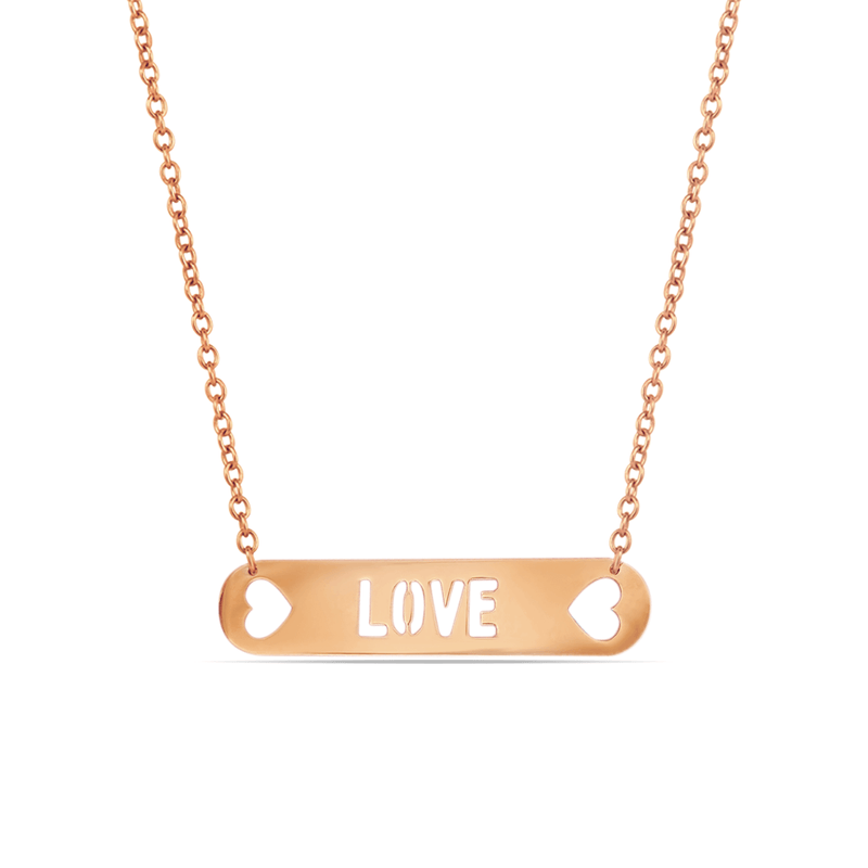 SHINNY LOVE GOLD NECKLACE