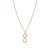 SHINNY INFINITY GOLD NECKLACE