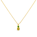KIDS' PINEAPPLE SHAPED GOLD NECKLACE