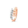 MARQUISE SHAPED STONES WITH BEADS BAND DIAMOND RING