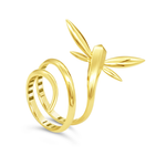 DRAGON FLY GOLD RING