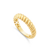 SHINNY THICK TWISTED GOLD BAND