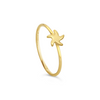 SHINNY SOLID STAR FISH GOLD RING
