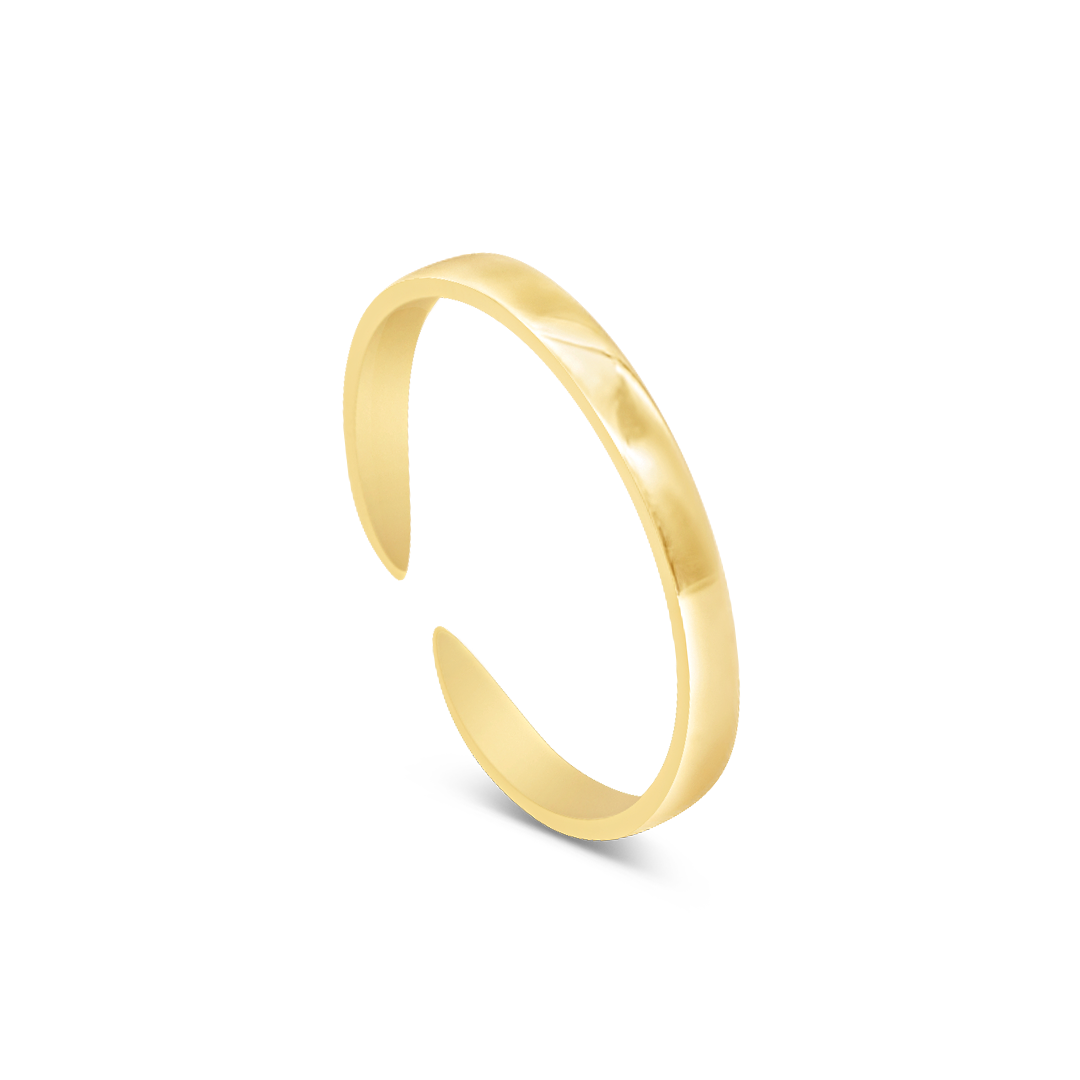 Open Band Gold Ring Design