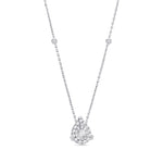 SPARKLING PEAR-SHAPED DIAMOND NECKLACE