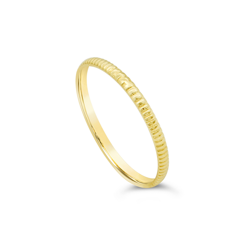 SLIM STRIP SHAPED GOLD BAND